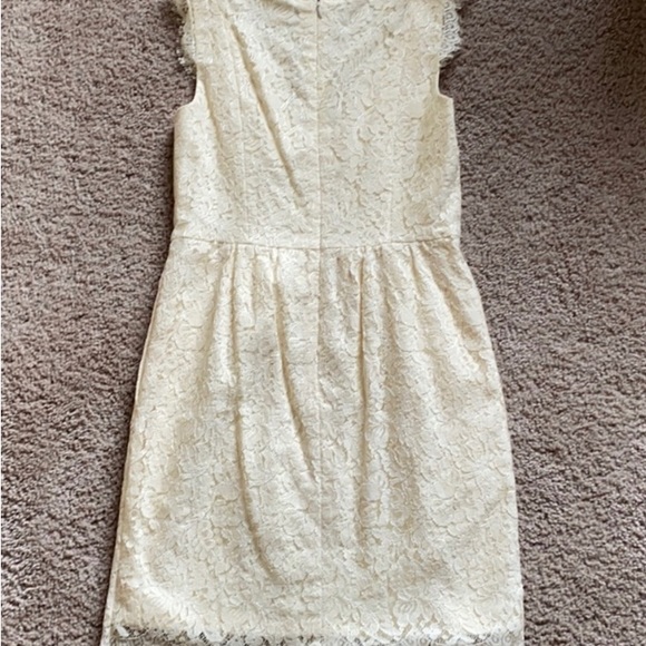 Cream Shoshanna dress in size 4 Great condition. - Picture 3 of 5